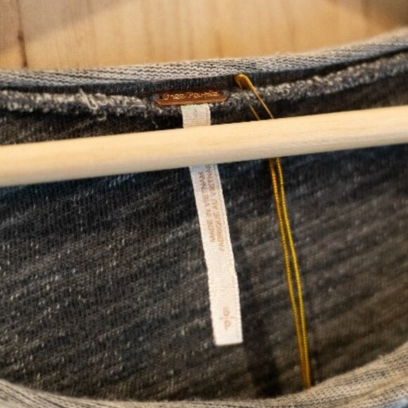 Free People | Space Gray High Side Slits Tunic - Picture 4 of 4